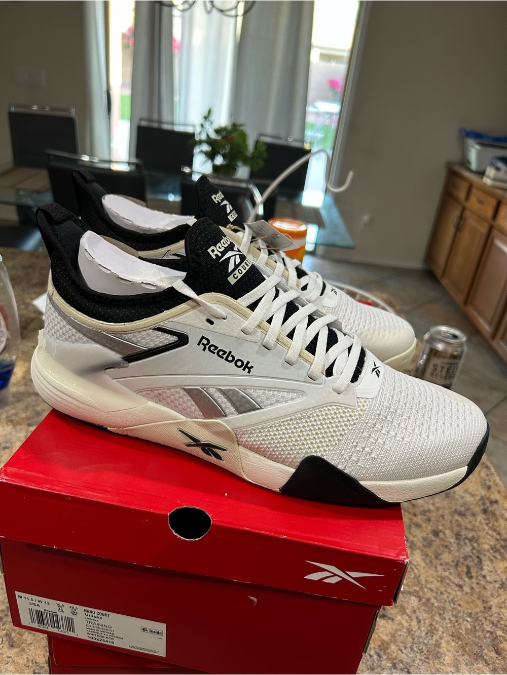 Reebok Nano Court Footwear White Black 100225418 Men’s Sz 11.5 Brand New W/Box